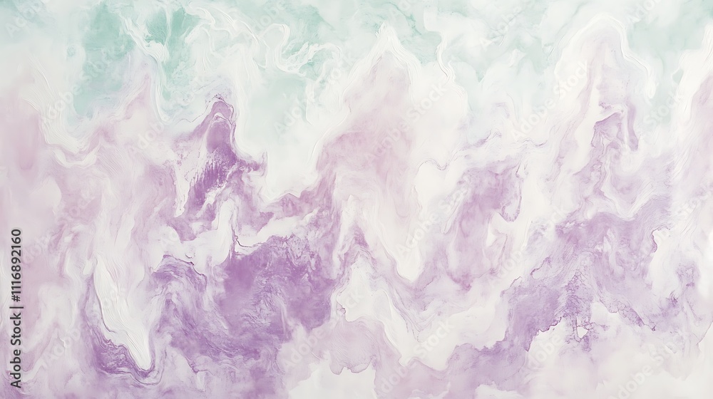 Fototapeta premium Abstract marbled background in pastel colors, ideal for design and artistic purposes.