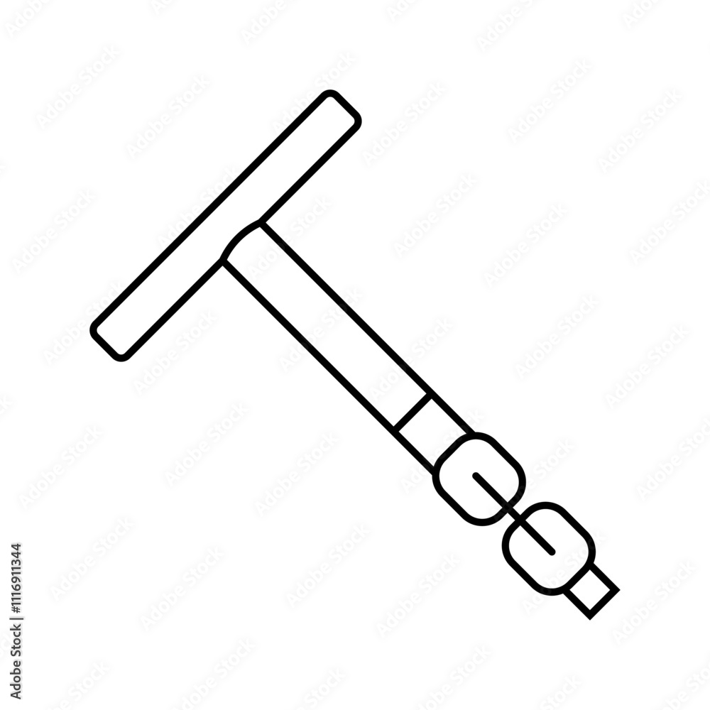 fuel pressure gauge line icon vector. fuel pressure gauge sign. isolated contour symbol black illustration