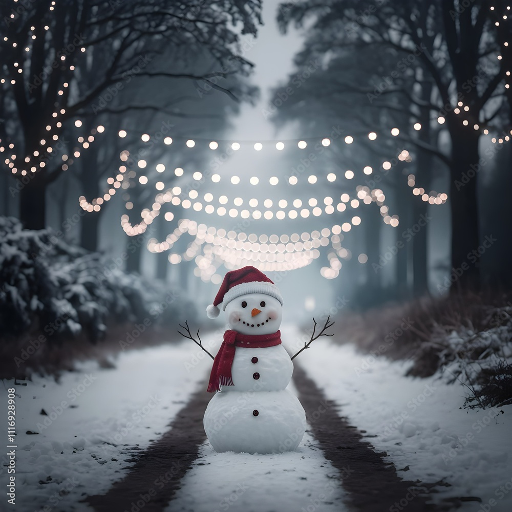 Obraz premium snowman