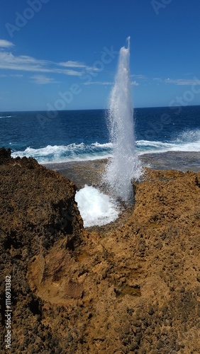 Quobba Blowholes in Western Australia photo