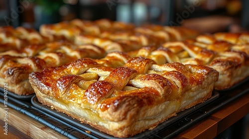 Wallpaper Mural Golden Brown Apple Pies Baked To Perfection Torontodigital.ca