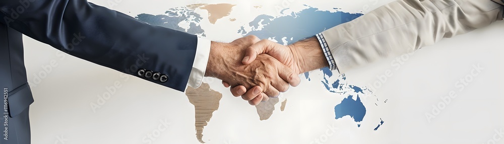 © Sansern - Global business partnership handshake representation professional setting collaborative spirit © Sansern - Global business partnership handshake representation professional setting collaborative spirit