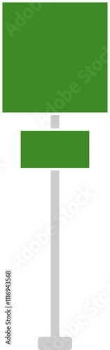 Realistic Road Sign

