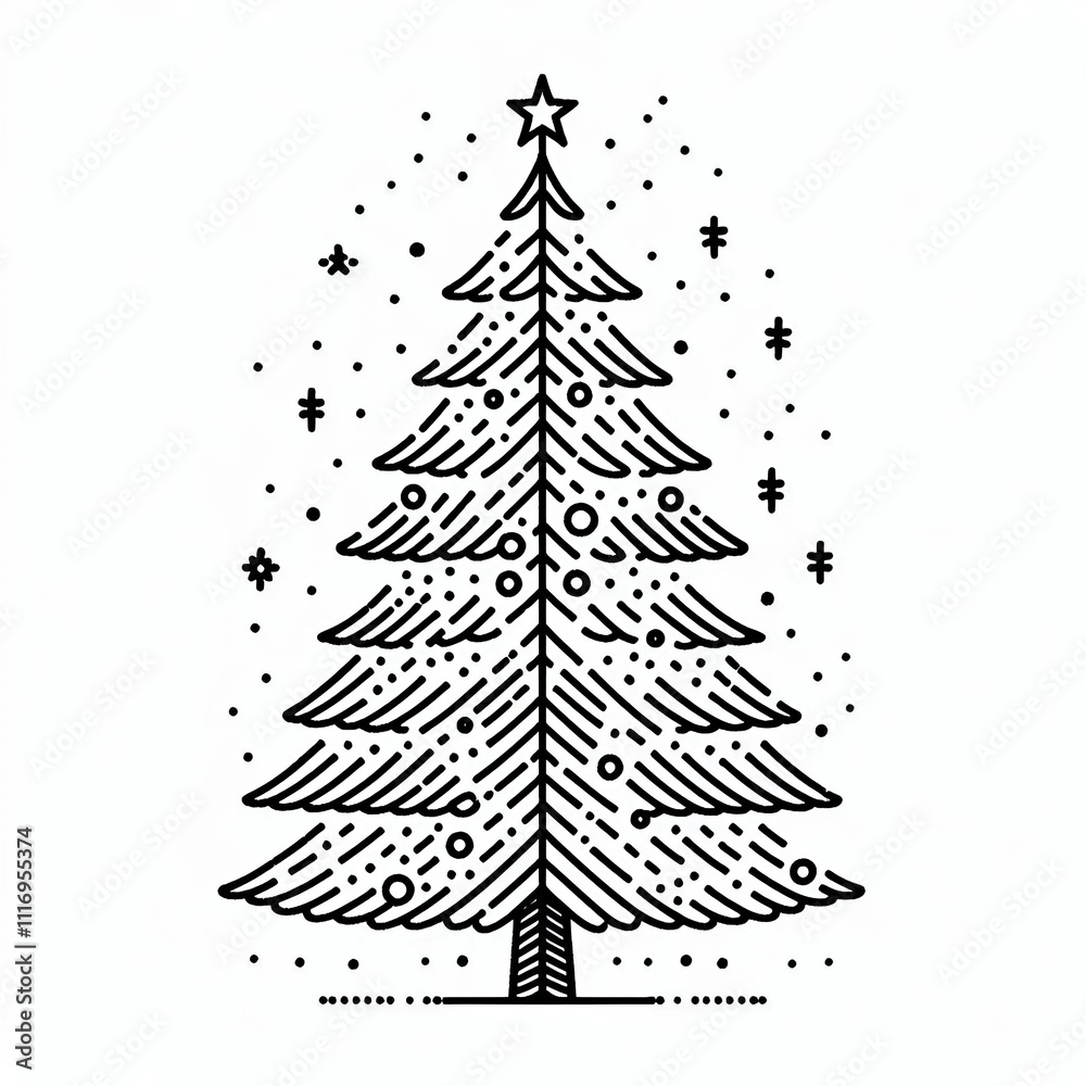 Obraz premium A Merry Christmas: The Art of Simplicity