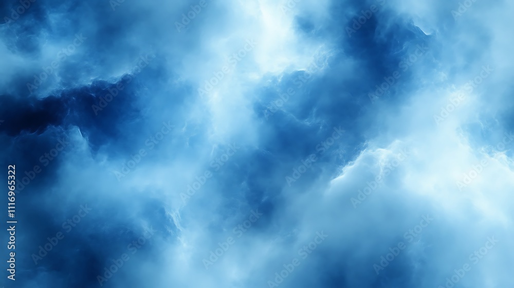 Abstract Blue Cloudscape Atmospheric Texture Image Abstract Blue Cloudscape Atmospheric Texture Image