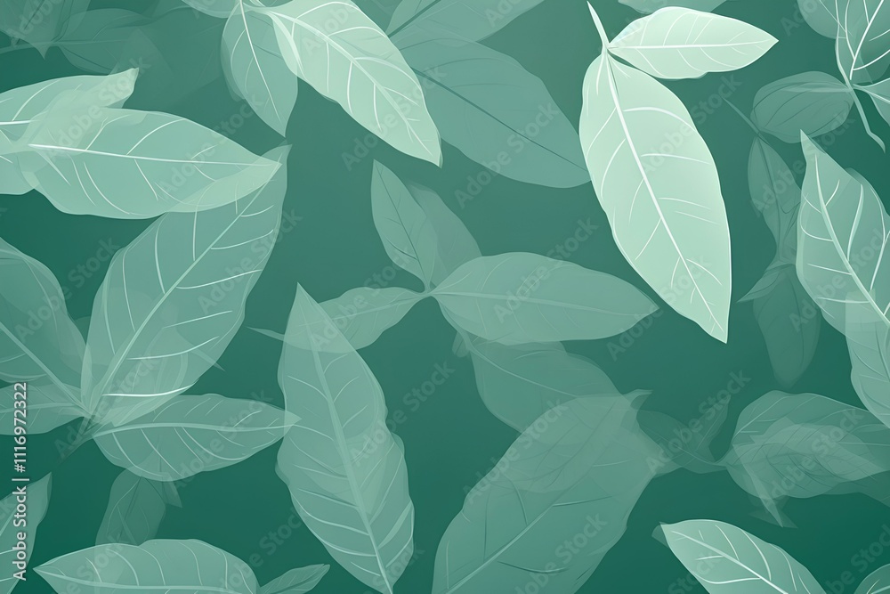 custom made wallpaper toronto digitalseamless pattern with leaves
