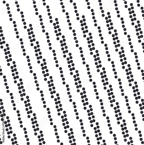 The dots are arranged slightly at an angle in stripes to create a texture.