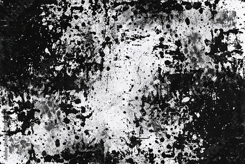 Artistic Distressed Black and White Grunge-Like Texture for Unique Visual Art