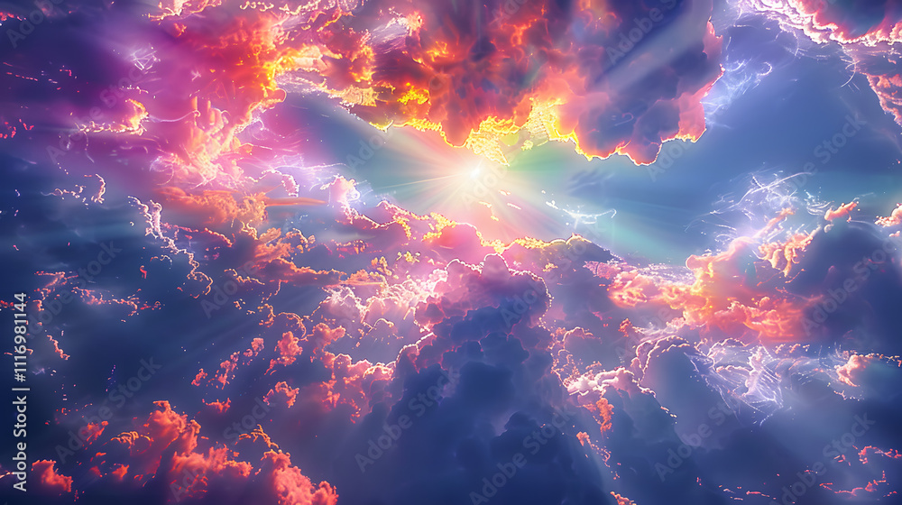 colorful clouds cinematic style colorful clouds cinematic style