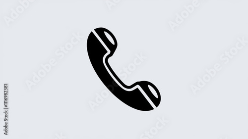 vector illustration of a telephone reciever 