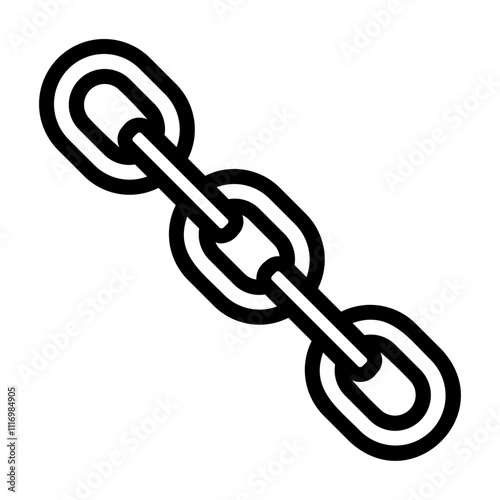 chain Line Icon