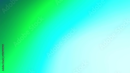 Green, cyan and blue colors spectrum blurred gradient animation. Soft abstract background