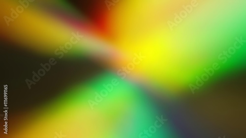 Rainbow light rays flash and glow. Abstract holographic background. Refraction of light through a prism