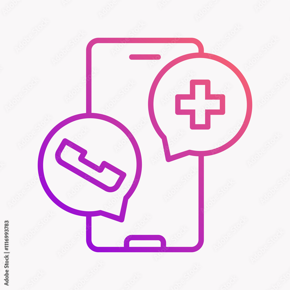 Fototapeta premium EMERGENCY CALL