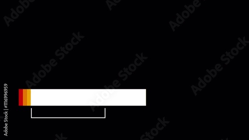 Modern trend lower third. Lower third animation title or name design in 4K resolution.