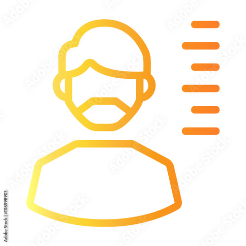 inmate Line Gradient Icon