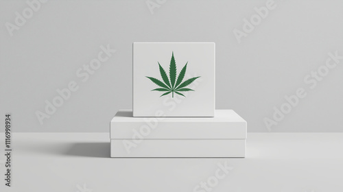 Wallpaper Mural Elegant White Cannabis Packaging Design
 Torontodigital.ca