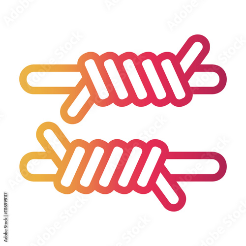 wires Line Gradient Icon