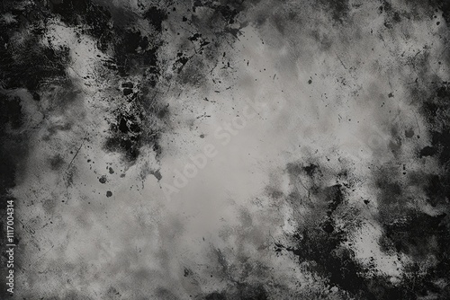 Vintage Abstract Distressed Monochrome Texture for Background Design and Imaging
