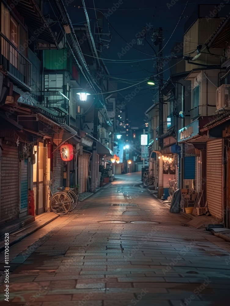 Fototapeta premium Natural views of Japanese cities with beautiful building structures and nature ai generated
