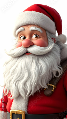 Present in hand of Santa Claus on Christmas Eve.