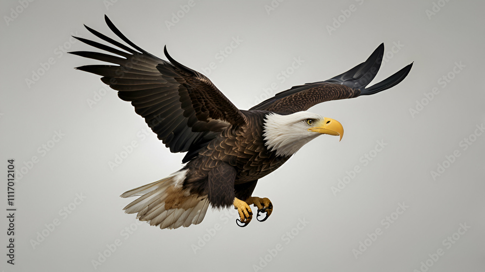 Obraz premium bald eagle in flight