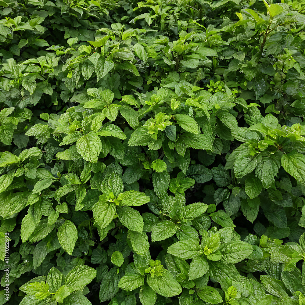 custom made wallpaper toronto digitalLush Green Mint Leaves Background Texture: A Vibrant Display of Fresh Herbal Foliage