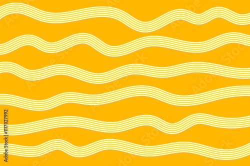 Noodle pattern poster