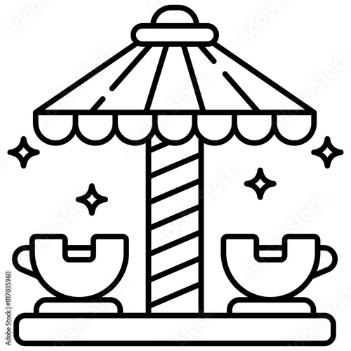 Spinning Teacup Icon