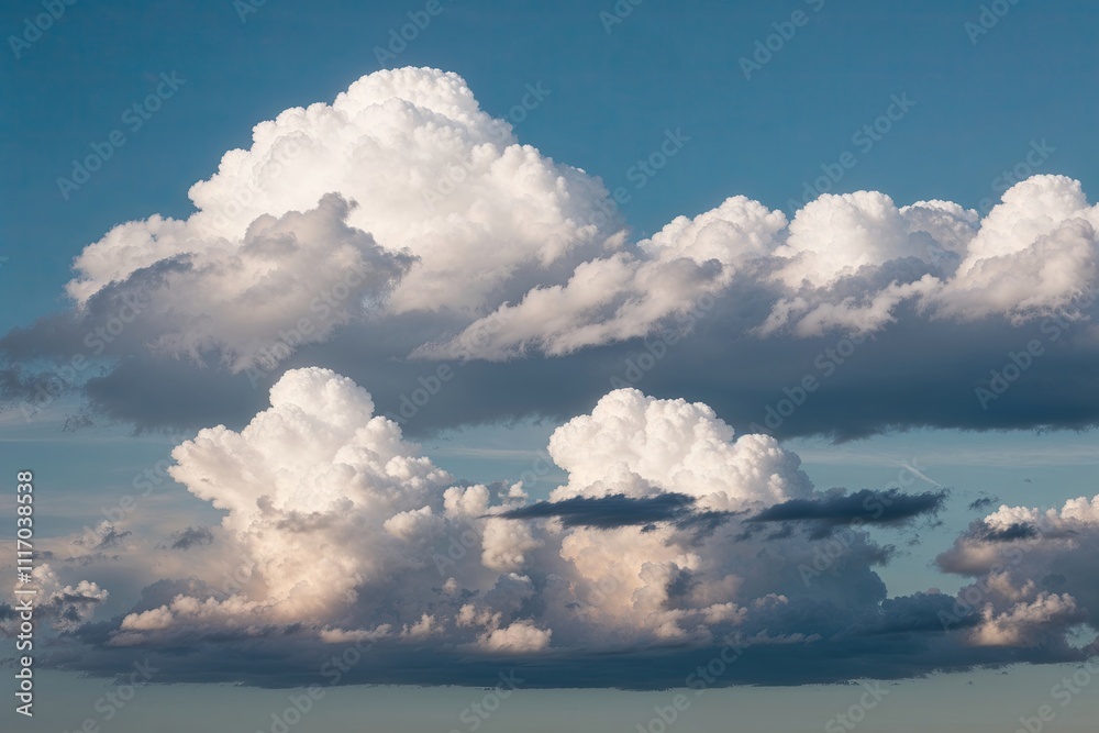 Beautiful White Clouds in a Clear Blue Sky Beautiful White Clouds in a Clear Blue Sky
