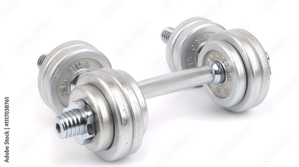 Barbell Isolated on White Background, Standing Alone as a Symbol of Strength and Fitness, Ready for Use. Barbell Isolated on White Background, Standing Alone as a Symbol of Strength and Fitness, Ready for Use.