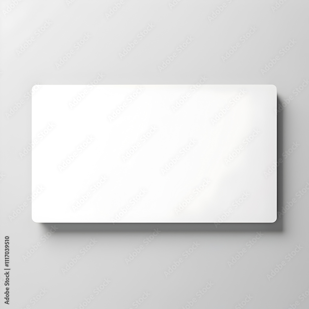 White rectangular surface on a light gray background ideal for various creative projects and presentations in a minimalist setting White rectangular surface on a light gray background ideal for various creative projects and presentations in a minimalist setting