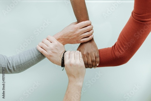 close up of hands holding hands together