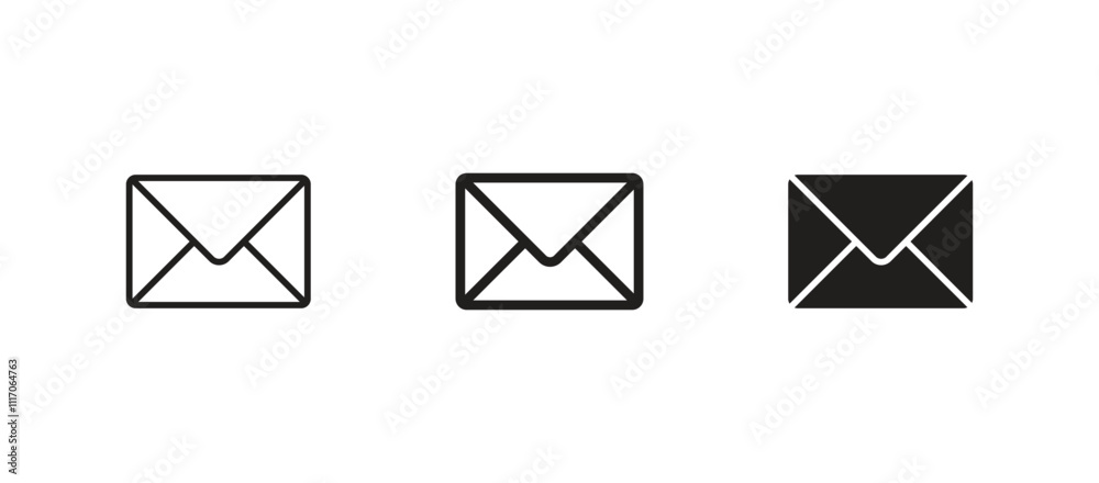 Email envelope icon vector. Message Icon symbol Email envelope icon vector. Message Icon symbol