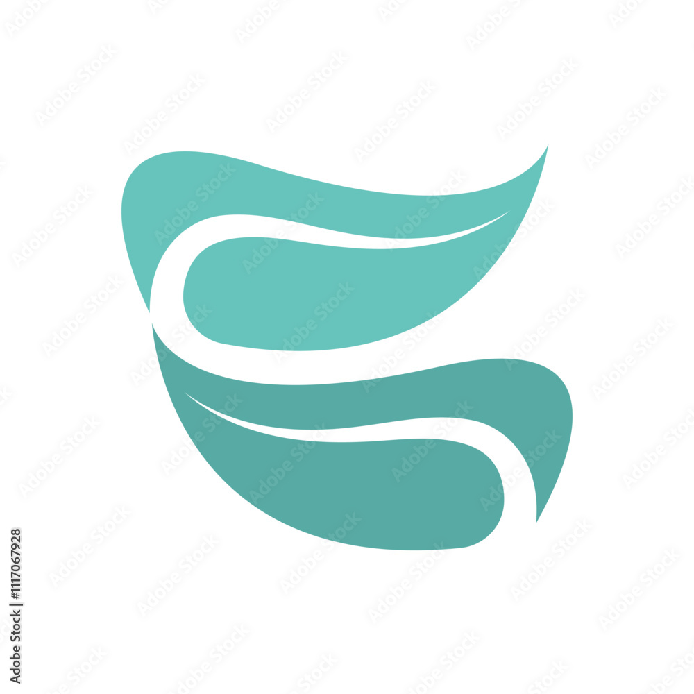 Fototapeta premium Green tree leaf nature logo images