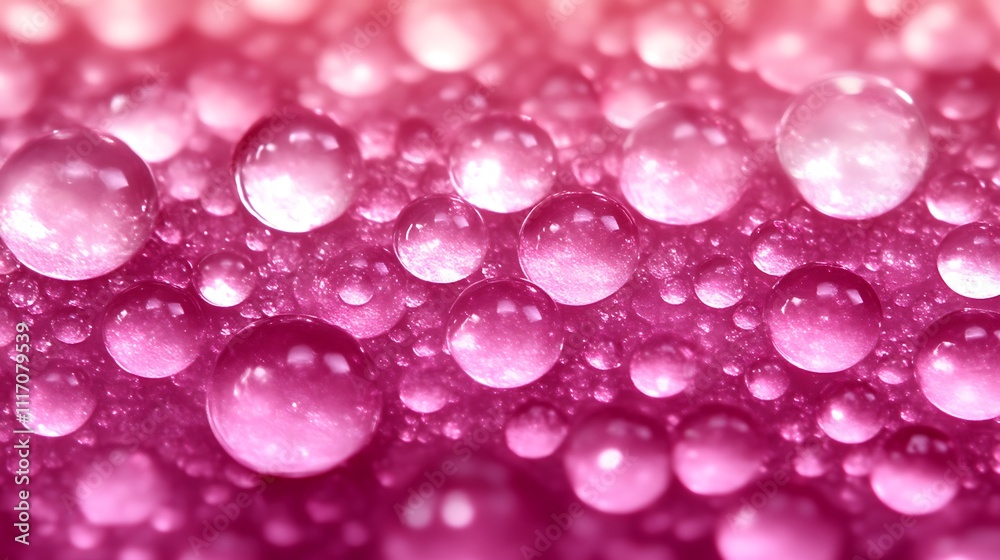 Pink Water Droplets Abstract Background Texture Pink Water Droplets Abstract Background Texture