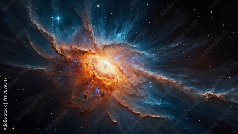 Obraz premium supernova explosion