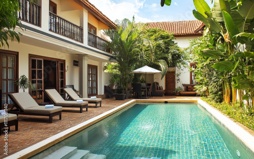 pool in hotel