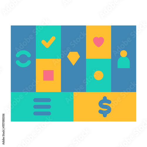 Business Model Canvas Icon