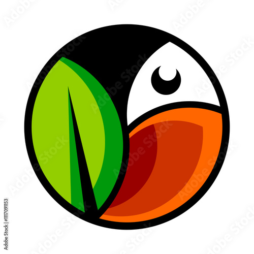 Toucan Vector Logo Design Template