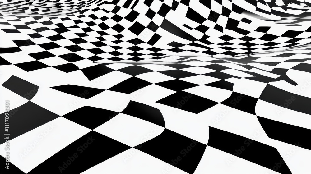 Obraz premium Perceptual Playground: Abstract Patterns and Optical Illusions Background