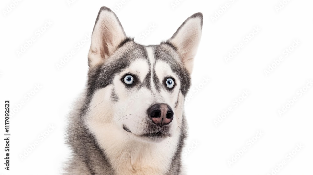 nice isolated picture of siberian dog nice isolated picture of siberian dog