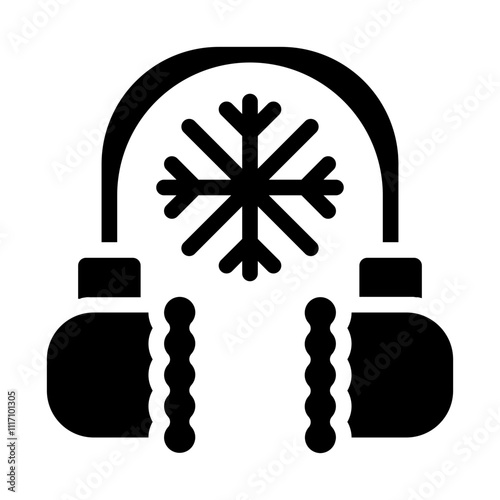 Earmuffs Solid Icon