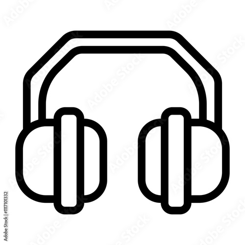 Earmuffs Line Icon