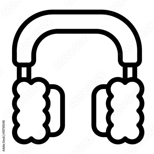 Earmuffs Line Icon