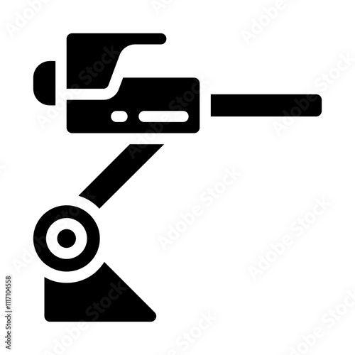 Laser Turret Solid Icon