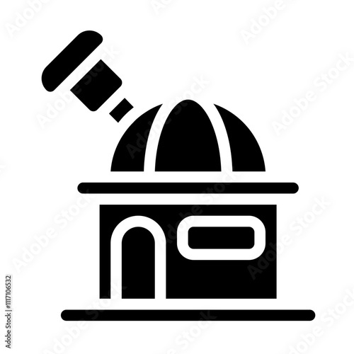 Planetarium Solid Icon