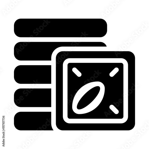 Shortbread Cookies Solid Icon