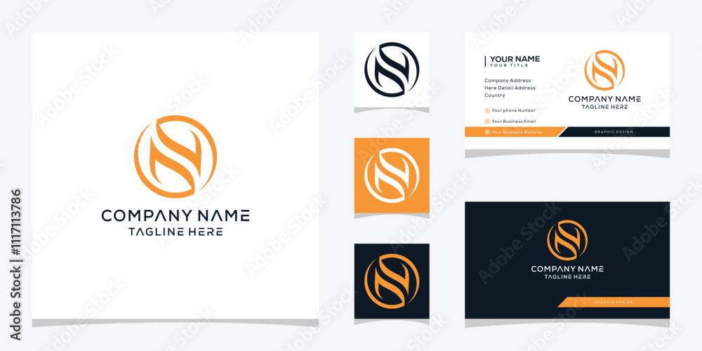 creative letter N logo design graphic icon creative letter N logo design graphic icon