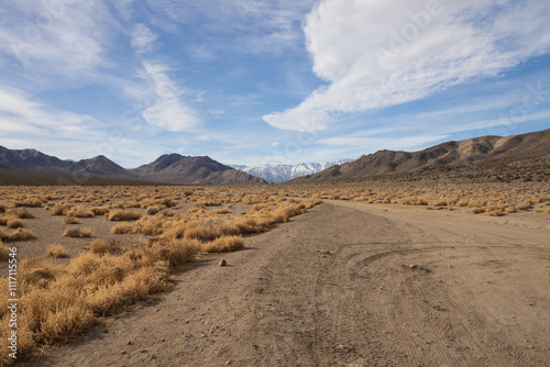 Road to The Racetrack at Death Valley National Park, California